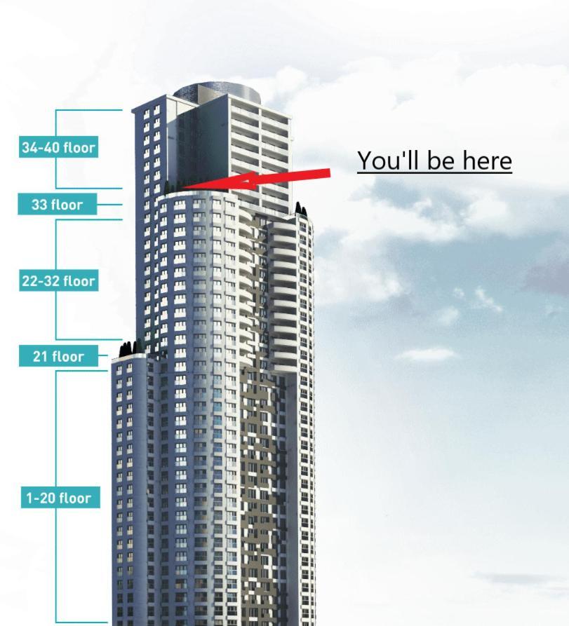 Sunrise Sky Lux Apartment, 33Rd Floor, Pool And Fitness Included Σκόπια Εξωτερικό φωτογραφία